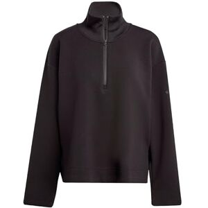 adidas dam Soft Lux Quarter-Zip Sweatshirt, black, XS adidas dam Soft Lux Quarter-Zip Sweatshirt, black, XS