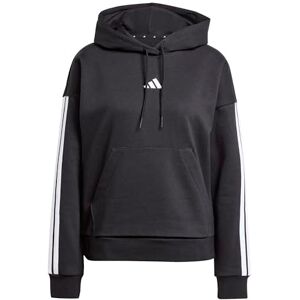 adidas dam Essentials 3-Stripes Fleece Hoodie Sweatshirt, black/white, XL adidas dam Essentials 3-Stripes Fleece Hoodie Sweatshirt, black/white, XL