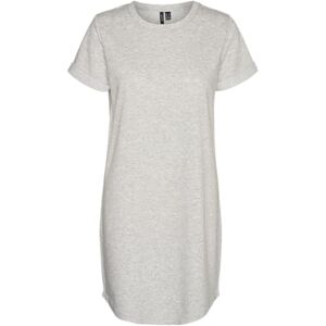 VERO MODA dam Vmsashamilla Ss Sweat Dress Noos klänning, Ljusgrå melange, S VERO MODA dam Vmsashamilla Ss Sweat Dress Noos klänning, Ljusgrå melange, S