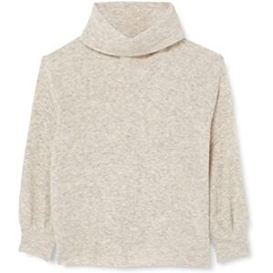 Cream dam rullhals sköldpadda lång ballong ärmar pullover tröja, oat melange Cream dam rullhals sköldpadda lång ballong ärmar pullover tröja, oat melange