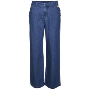 VERO MODA VMMARGOT HR Wide BUT Color Jeans LCS, Mörkblå denim, 29W / 32L VERO MODA VMMARGOT HR Wide BUT Color Jeans LCS, Mörkblå denim, 29W / 32L