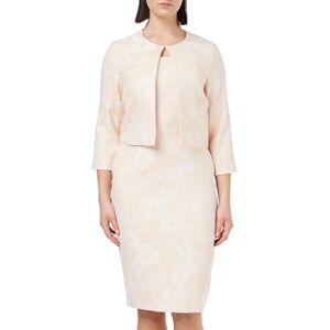 Gina Bacconi Jacquard Shift-klänning för kvinnor och Bolero Cocktail, Persika, 38 SE Gina Bacconi Jacquard Shift-klänning för kvinnor och Bolero Cocktail, Persika, 38 SE