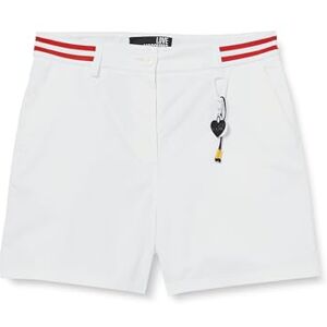 Love Moschino Dam normal passform casual shorts, optisk vit, 44, Optisk vit, 44 SE Love Moschino Dam normal passform casual shorts, optisk vit, 44, Optisk vit, 44 SE
