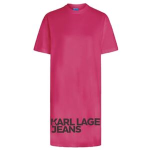 KARL LAGERFELD JEANS , kvinnor, logotyp teklänning, mycket bär, XS, ROSA, XS KARL LAGERFELD JEANS , kvinnor, logotyp teklänning, mycket bär, XS, ROSA, XS