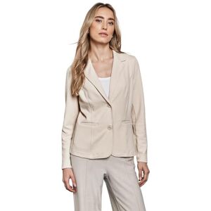 Street One Strukturell blazer, Slät sand beige, 36 Street One Strukturell blazer, Slät sand beige, 36