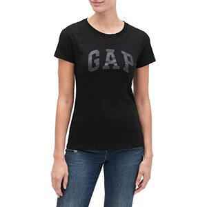 GAP T-shirt med klassisk logotyp för kvinnor, True Black, XXL GAP T-shirt med klassisk logotyp för kvinnor, True Black, XXL