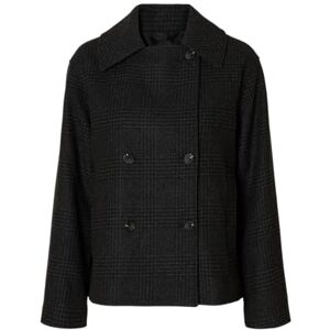 SELECTED FEMME dam Slfalma mönster Lano jacka Noos, svart, nummer_40, svart, 40 SELECTED FEMME dam Slfalma mönster Lano jacka Noos, svart, nummer_40, svart, 40