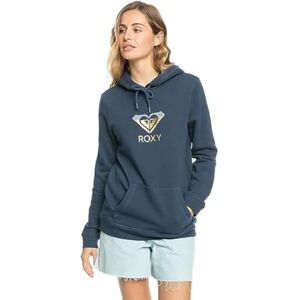 Roxy Dam Sherpa-fodrad huvtröja med dragkedja, Humör Indigo, L Roxy Dam Sherpa-fodrad huvtröja med dragkedja, Humör Indigo, L