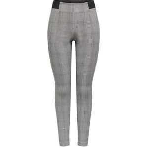 ONLY Onlmedusa Life Hw Check leggings PNT, svart, S / 32L ONLY Onlmedusa Life Hw Check leggings PNT, svart, S / 32L