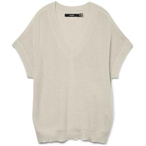VERO MODA Vmnewlexsun Shine Ss V-hals väst, Björk, S VERO MODA Vmnewlexsun Shine Ss V-hals väst, Björk, S