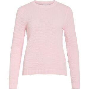 Vila Vidalo O-Neck L/S stickad topp – Noos, körsbärsblom, XL Vila Vidalo O-Neck L/S stickad topp – Noos, körsbärsblom, XL