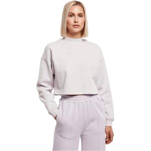 Urban Classics Dam cropped oversized sweat high neck crew sweatshirt, Softlilac, XL Urban Classics Dam cropped oversized sweat high neck crew sweatshirt, Softlilac, XL