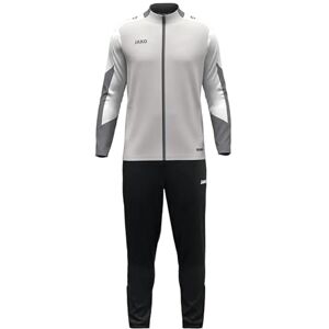JAKO Unisex polyesterdräkt Dynamic, ljusgrå/vit/grå, S JAKO Unisex polyesterdräkt Dynamic, ljusgrå/vit/grå, S