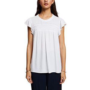 ESPRIT blus för kvinnor, 100/vit, XS ESPRIT blus för kvinnor, 100/vit, XS