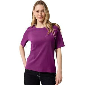 Cecil dam basic RIPP-struktur T-shirt, Anemon rosa, XS Cecil dam basic RIPP-struktur T-shirt, Anemon rosa, XS