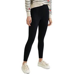 Desigual dam cargo leggings, svart, XS Desigual dam cargo leggings, svart, XS