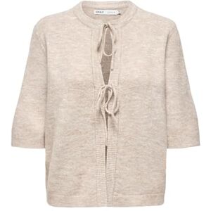 ONLY Bow Onlsimoni Knt Noos-2/4 Cardigan Pumice Stone, XXL Dam, Pumice Stone, XXL ONLY Bow Onlsimoni Knt Noos-2/4 Cardigan Pumice Stone, XXL Dam, Pumice Stone, XXL