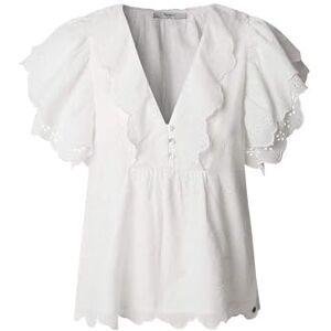 Pepe Jeans dam DAME skjorta, vit (rosa vit), L, Vit (mousse vit), L Pepe Jeans dam DAME skjorta, vit (rosa vit), L, Vit (mousse vit), L