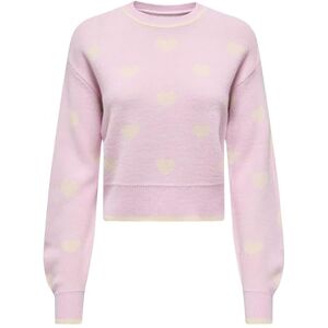 JDY romance L/S Jacq. Tröja KNT Noos, Doftande lila, XXL JDY romance L/S Jacq. Tröja KNT Noos, Doftande lila, XXL