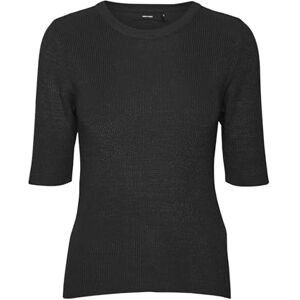 VERO MODA Women's VMNEWLEXSUN 2/4 Tight O-Neck BLOU GA REP tröja, svart, M, svart, M VERO MODA Women's VMNEWLEXSUN 2/4 Tight O-Neck BLOU GA REP tröja, svart, M, svart, M