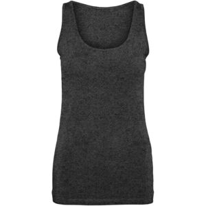 VERO MODA VMLULU lång tank topp JRS GA NOOS, Mörkgrå melange, XL VERO MODA VMLULU lång tank topp JRS GA NOOS, Mörkgrå melange, XL