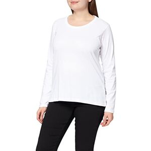 Berydale Långärmad T-shirt med rund hals i 100 % bomull, Dam, Vit (3-pack), XXL Berydale Långärmad T-shirt med rund hals i 100 % bomull, Dam, Vit (3-pack), XXL