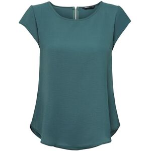 ONLY Dam Topp Onlvic S/S Solid Top Noos Ptm, djup blågrön, 34 ONLY Dam Topp Onlvic S/S Solid Top Noos Ptm, djup blågrön, 34