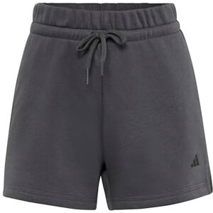 adidas Kobiety ESSENTIALS SMALL LOGO FEEL COZY SHORTS, grey six/black, XXL adidas Kobiety ESSENTIALS SMALL LOGO FEEL COZY SHORTS, grey six/black, XXL