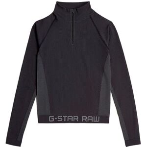 G-STAR RAW sömlös wmn zip ls, Svart (Dk Black D26341-d989-6484), XS G-STAR RAW sömlös wmn zip ls, Svart (Dk Black D26341-d989-6484), XS