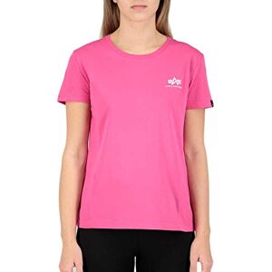 Alpha Industries Basic T Small Logo för kvinnor, Magenta, S Alpha Industries Basic T Small Logo för kvinnor, Magenta, S