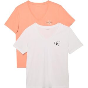 Calvin jeans dam A- logotyp VN 2-pack t-shirt LV047C906G t-shirts, orange (bara persika), XS, Orange (Bara persika), XS Calvin jeans dam A- logotyp VN 2-pack t-shirt LV047C906G t-shirts, orange (bara persika), XS, Orange (Bara persika), XS