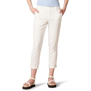 Amazon Essentials dam medelhög midja smal passform beskurna avsmalnande ben kaki byxa, ljus vit, 18 Plus Amazon Essentials dam medelhög midja smal passform beskurna avsmalnande ben kaki byxa, ljus vit, 18 Plus