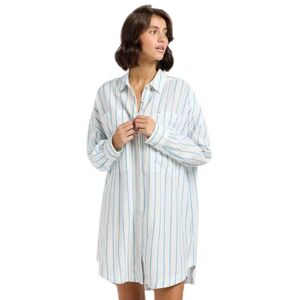 Lee Avslappnad skjortklänning, Stream Blue Stripe, XL Lee Avslappnad skjortklänning, Stream Blue Stripe, XL