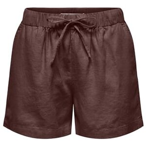 ONLY Onlgoa Mw Lin Bl Pull-up shorts Cc PNT, brun sten, XS, Brun sten, XS ONLY Onlgoa Mw Lin Bl Pull-up shorts Cc PNT, brun sten, XS, Brun sten, XS