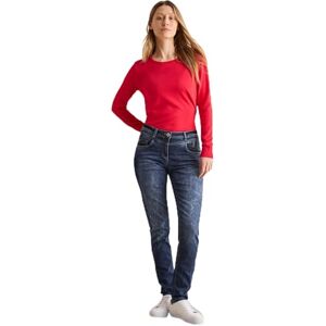 Cecil damjeans i avslappnad passform, Mörkblå tvätt, 27W / 32L Cecil damjeans i avslappnad passform, Mörkblå tvätt, 27W / 32L