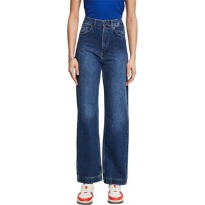 ESPRIT Jeans för kvinnor, Blå Medium Tvättad, 33W x 32L ESPRIT Jeans för kvinnor, Blå Medium Tvättad, 33W x 32L
