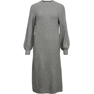 Object Objektet OBJDITTE RE L/S stickad midiklänning NOOS, Medium grå melerad, S Object Objektet OBJDITTE RE L/S stickad midiklänning NOOS, Medium grå melerad, S