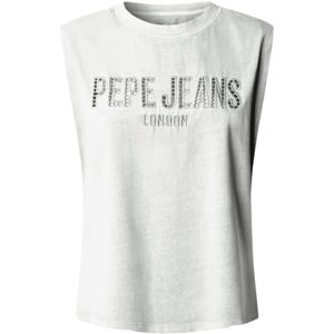 Pepe Jeans dam Mirari t-shirt, vit (vit), M Pepe Jeans dam Mirari t-shirt, vit (vit), M