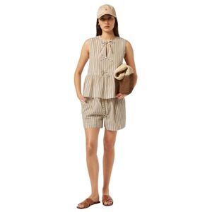 Scotch & Soda Bow detaljer topp, Desert Sand Stripe med Lurex 214, 34 Scotch & Soda Bow detaljer topp, Desert Sand Stripe med Lurex 214, 34