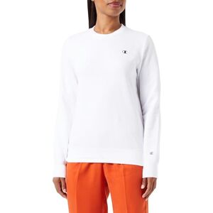 Champion Legacy Basics W-Light Powerblend Fleece Crewneck Tröja Kvinnor, Vit, M Champion Legacy Basics W-Light Powerblend Fleece Crewneck Tröja Kvinnor, Vit, M