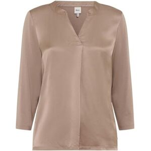 Brax damstil. Clarissa M solid hybrid t-shirt, 53 taupe, 46 Brax damstil. Clarissa M solid hybrid t-shirt, 53 taupe, 46