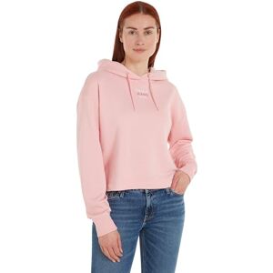 Tommy Jeans Kvinnor RLX Essential Logo1 huva ext huvtröjor, rosa, XL, balettrosa, XL Tommy Jeans Kvinnor RLX Essential Logo1 huva ext huvtröjor, rosa, XL, balettrosa, XL
