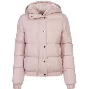 Urban Classics dam Jacka Ladies Hooded Puffer Jacket, Rosa (Lightrose 823), XS Urban Classics dam Jacka Ladies Hooded Puffer Jacket, Rosa (Lightrose 823), XS