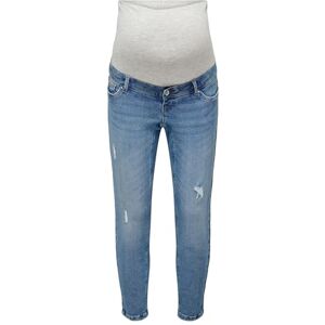 ONLY Mom Jeans OLMCATWALK hög midja jeans med hög midja, Ljusblå blandning, L ONLY Mom Jeans OLMCATWALK hög midja jeans med hög midja, Ljusblå blandning, L