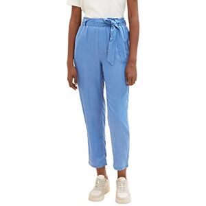 TOM TAILOR Denim Damer Tapered fit byxor 1035908, 12328 Bright Mid Blue Chambray, S TOM TAILOR Denim Damer Tapered fit byxor 1035908, 12328 Bright Mid Blue Chambray, S
