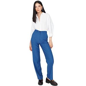 Trendyol Cigarettbyxor, dam, marinblå, 42, marinblå, 68 SE Trendyol Cigarettbyxor, dam, marinblå, 42, marinblå, 68 SE
