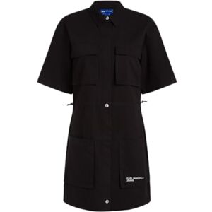 KARL LAGERFELD JEANS dam Utility Casual Dress, svart, L KARL LAGERFELD JEANS dam Utility Casual Dress, svart, L