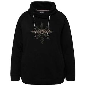 Ulla Popken damtröja med strass-isstjärna, svart, 46-48, Svart, 46-48 Ulla Popken damtröja med strass-isstjärna, svart, 46-48, Svart, 46-48
