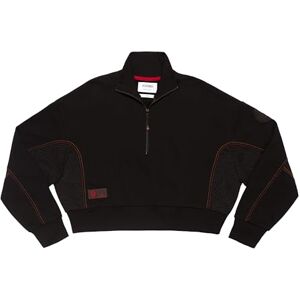 AS Roma Sweatshirt Black Woman huvtröja dam AS Roma Sweatshirt Black Woman huvtröja dam