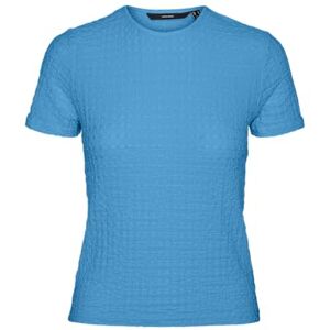 VERO MODA dam Vmelene Short Ss Top JRS T-shirt, Bonnie blå, M VERO MODA dam Vmelene Short Ss Top JRS T-shirt, Bonnie blå, M